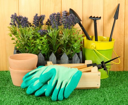 Safe lifting and handling of garden materials during outdoor work